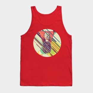 Retro pineapple pattern Tank Top